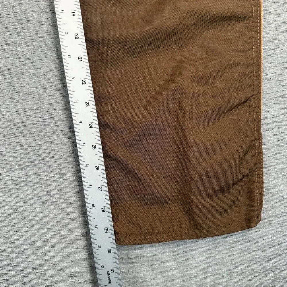 VTG Walls Hunting Pants Mens 32x30 (Fits 28x30) Tan Canvas Nylon Brush Guard USA